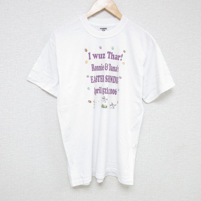 ジャージーズ 00s 半袖Tシャツ ウサギ ホワイト L | 古着