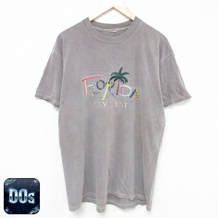 【50%OFF】00s 半袖Tシャツ フロリダ グレー L | 古着
