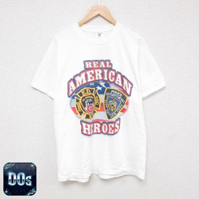【50%OFF】00s 半袖Tシャツ リアルアメリカン ホワイト L | 古着
