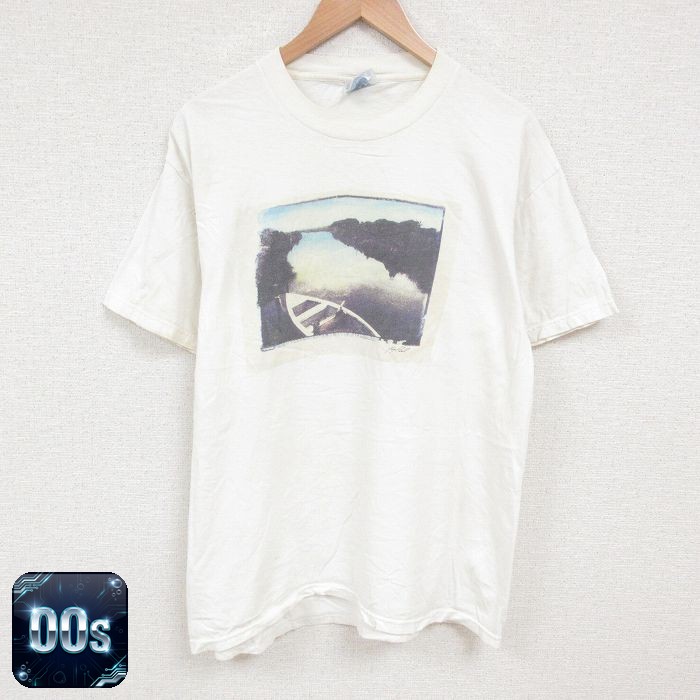 【50%OFF】ヘインズ 00s 半袖Tシャツ 川 ホワイト XL | 古着