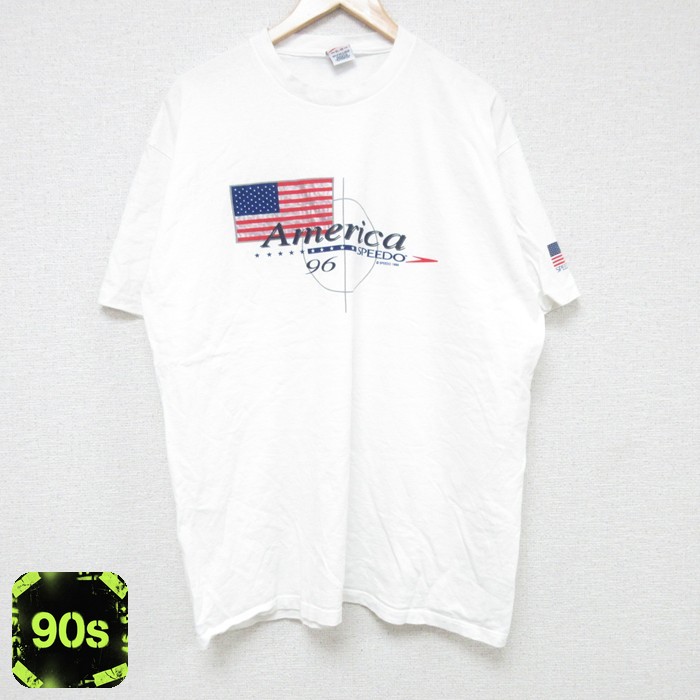 【50%OFF】スピード 90s 半袖Tシャツ ホワイト XL | 古着