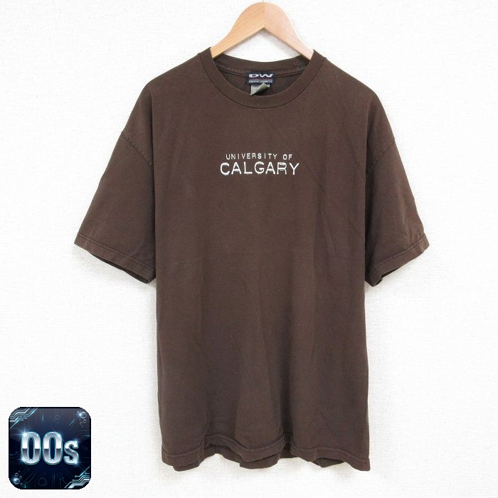 【50%OFF】00s 半袖Tシャツ CALGARY ブラウン XL | 古着