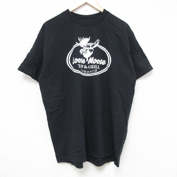 フルーツオブザルーム 90s 半袖Tシャツ シカ ブラック XL | 古着