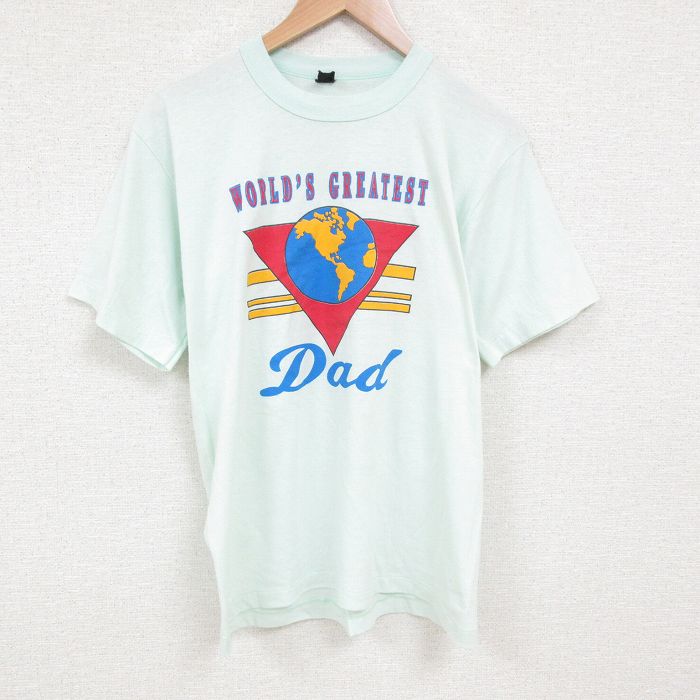 80s 半袖Tシャツ 地球 グリーン L | 古着