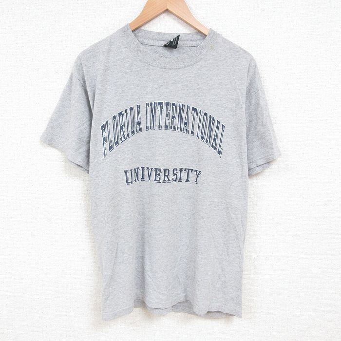 XL★古着 MVスポーツ 半袖 ビンテージ Tシャツ メンズ 00年代 00s フロリダ コットン クルーネック グレー 霜降り 25jul12 中古