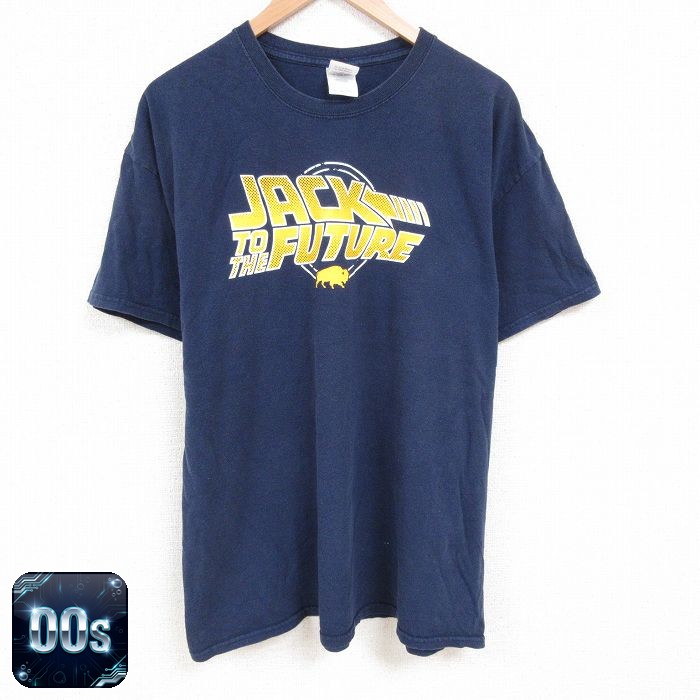 【50%OFF】00s 半袖Tシャツ JACK ネイビー XL | 古着