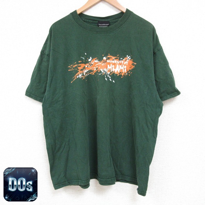 【50%OFF】00s 半袖Tシャツ マイアミ グリーン XL | 古着