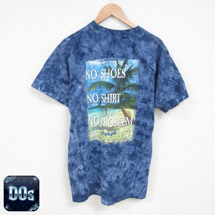 【50%OFF】00s 半袖Tシャツ ヤシの木 ブルータイダイ L | 古着