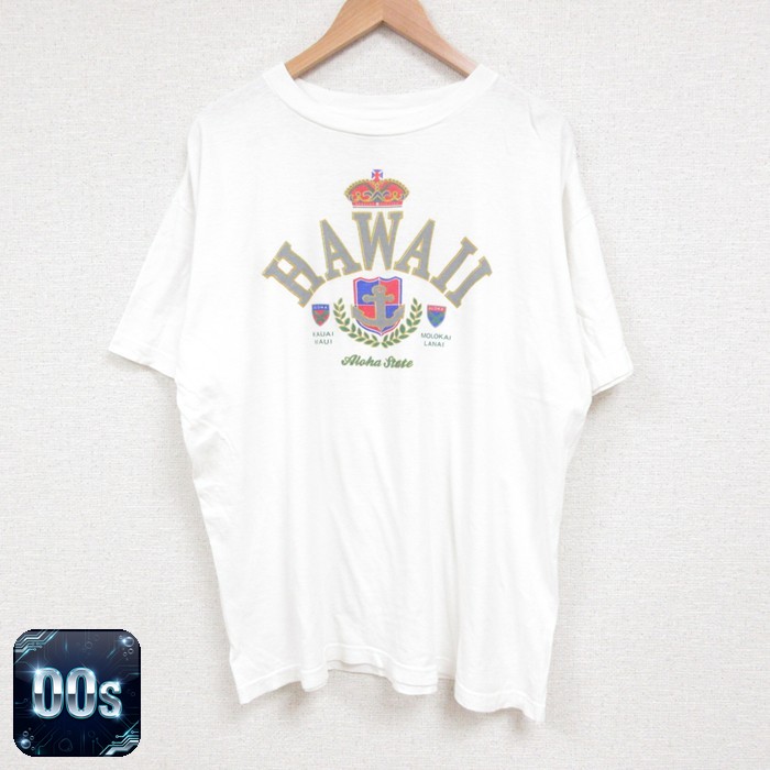 【50%OFF】00s 半袖Tシャツ ハワイ ホワイト XL | 古着