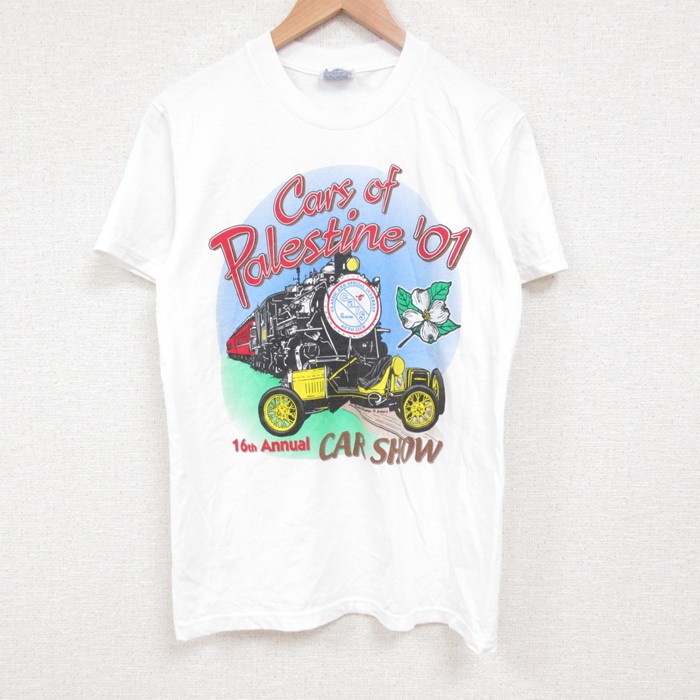 S★古着 ヘインズ Hanes 半袖 ビンテージ Tシャツ メンズ 00年代 00s カーショー クルーネック 白 ホワイト 25jul19 中古