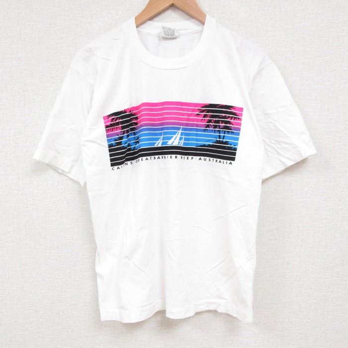 80s 半袖Tシャツ ヨット ホワイト S | 古着