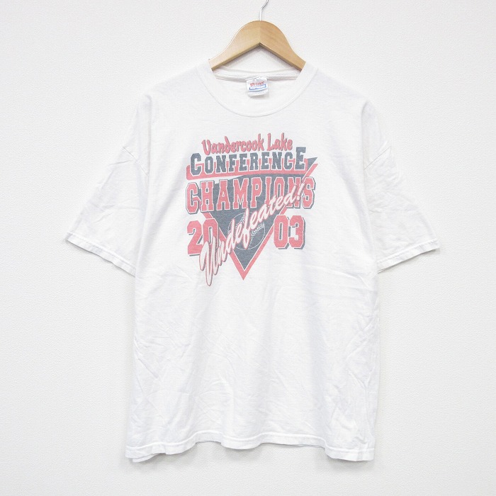 ヘインズ 00s 半袖Tシャツ ベースボール ホワイト XL | 古着