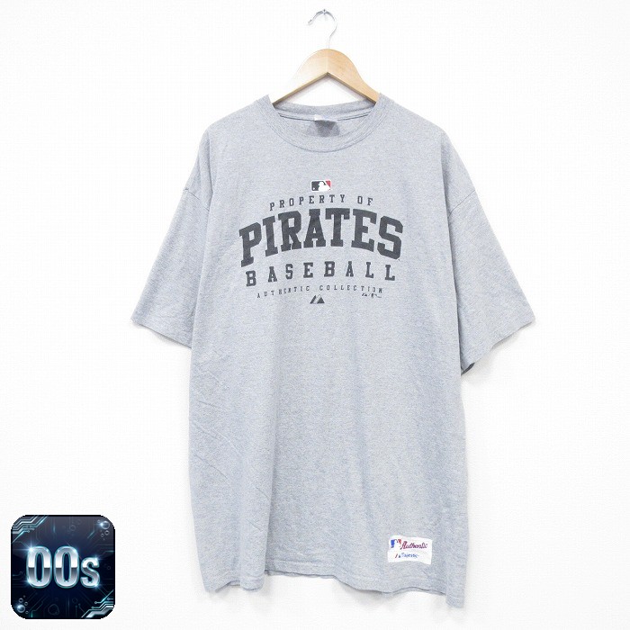 【50%OFF】マジェスティック 00s 半袖Tシャツ ピッツバーグパイレーツ グレー XL | 古着