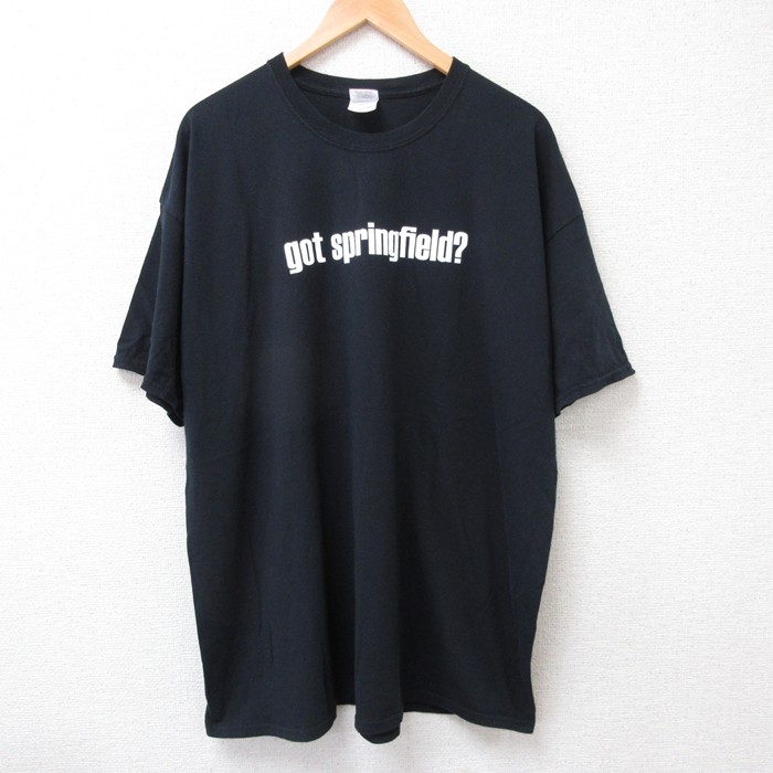 XL★古着 半袖 ビンテージ Tシャツ メンズ 00年代 00s got 大きいサイズ コットン クルーネック 黒 ブラック 25jul26 中古