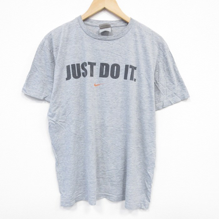 ナイキ 00s 半袖Tシャツ JUST DO IT パープル XL | 古着