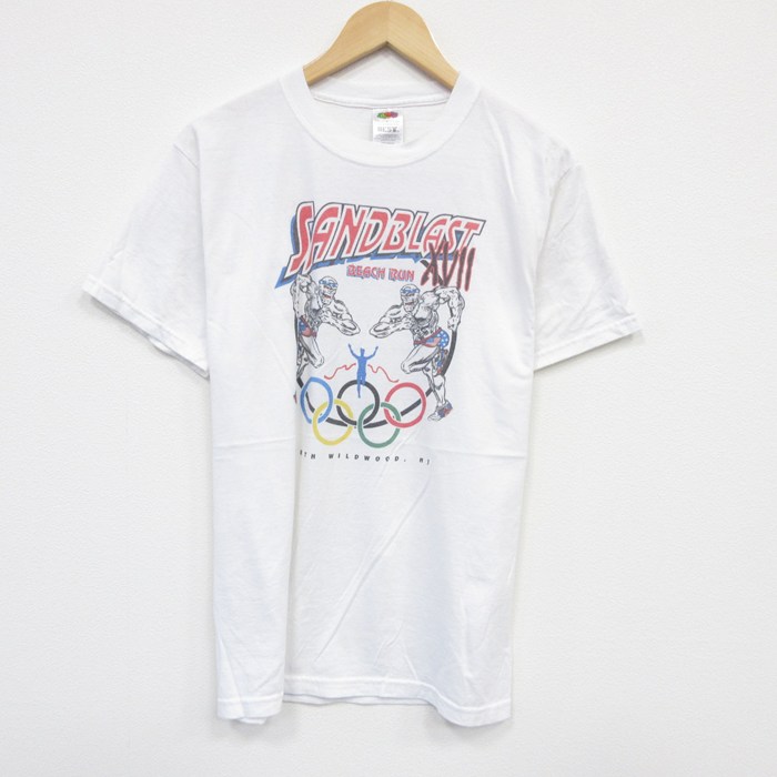 フルーツオブザルーム 半袖Tシャツ オリンピック ホワイト M | 古着