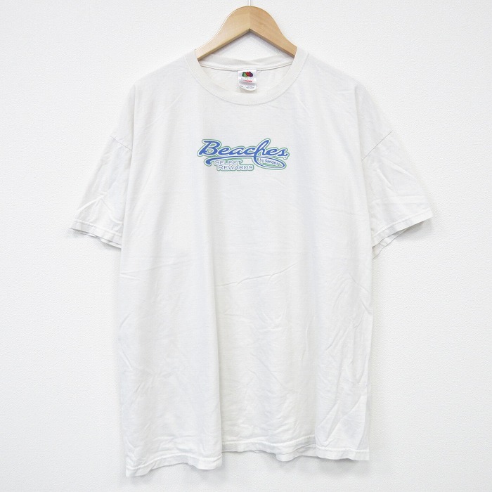 【50%OFF】フルーツオブザルーム 00s 半袖Tシャツ ホワイト XL | 古着