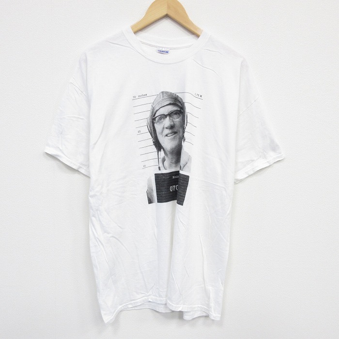 【50%OFF】XL★古着 半袖 ビンテージ Tシャツ メンズ 00年代 00s 男性 コットン クルーネック 白 ホワイト 25aug08 中古