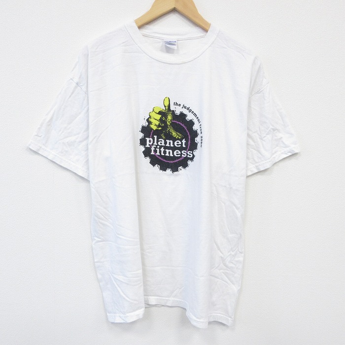 00s 半袖Tシャツ フィットネス ホワイト XL | 古着