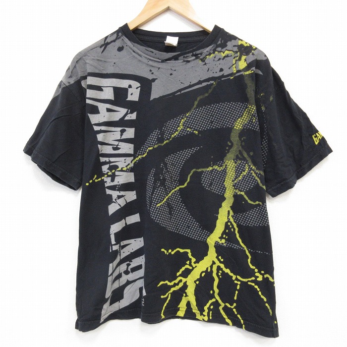GAMMA LABS 半袖Tシャツ ブラック XL | 古着