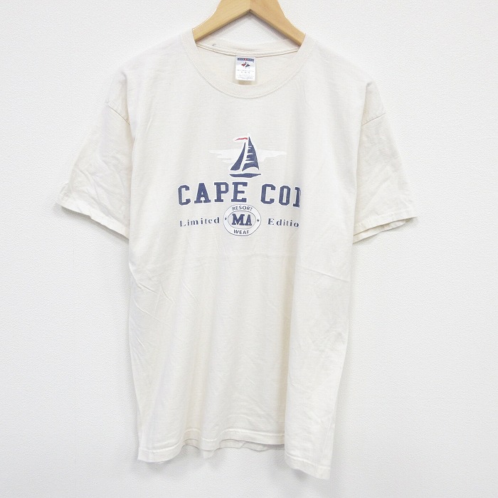 ジャージーズ 00s 半袖Tシャツ ケープコッド ベージュ XL | 古着