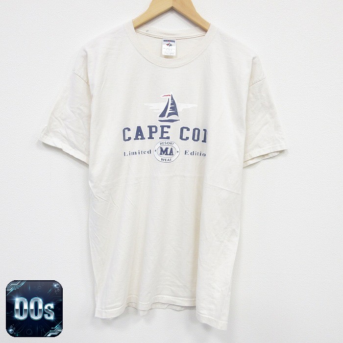 ジャージーズ 00s 半袖Tシャツ ケープコッド ベージュ XL | 古着