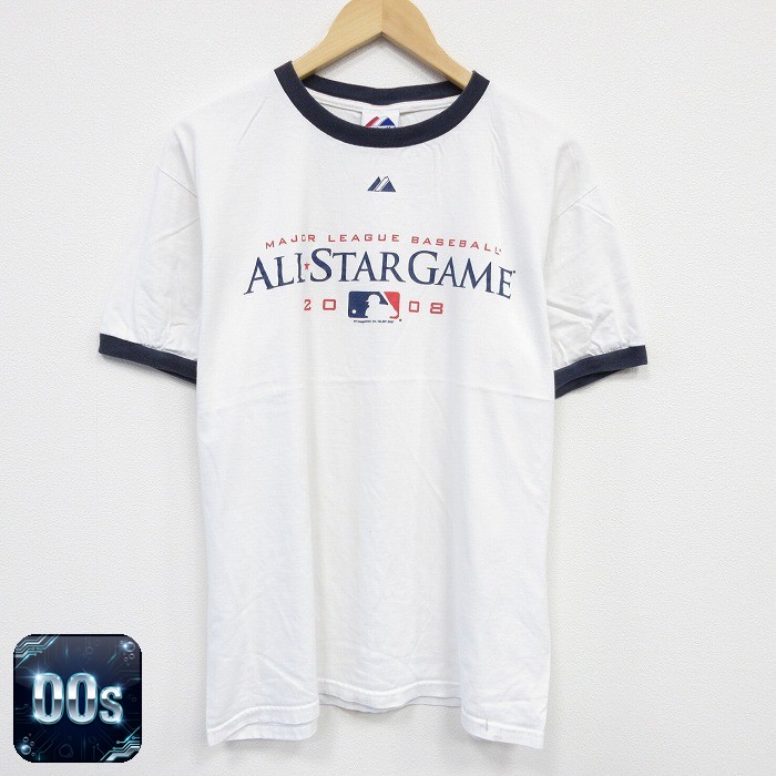 マジェスティック 00s 半袖Tシャツ MLBオールスターゲーム ホワイト L | 古着