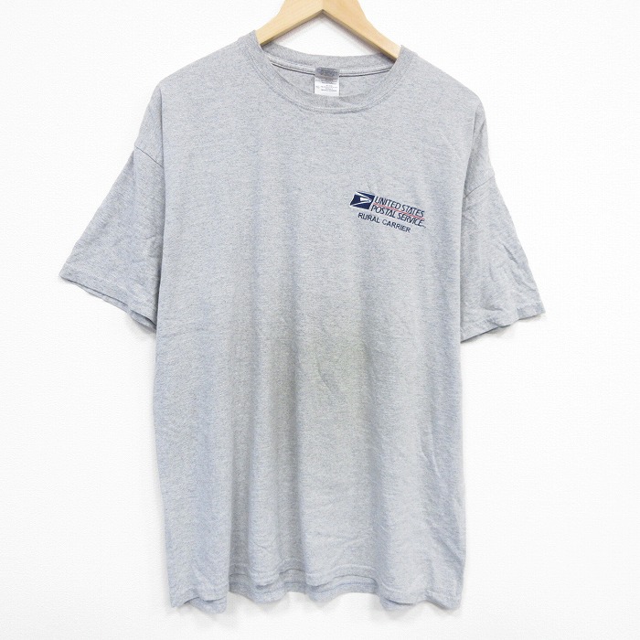 00s 半袖Tシャツ 郵便局 グレー XL | 古着