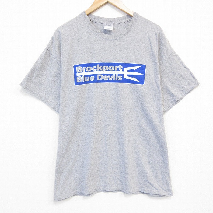 00s 半袖Tシャツ ブルーデビルズ グレー XL | 古着