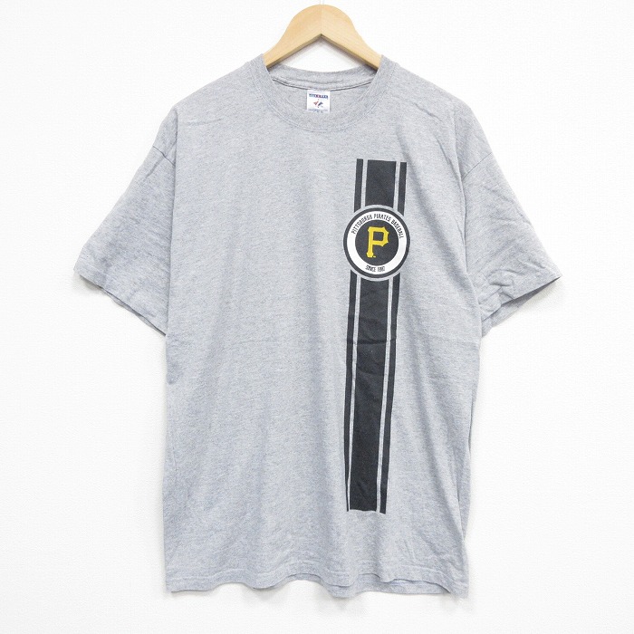 XL★古着 ジャージーズ 半袖 ビンテージ Tシャツ メンズ 00年代 00s P クルーネック グレー 霜降り 25aug12 中古