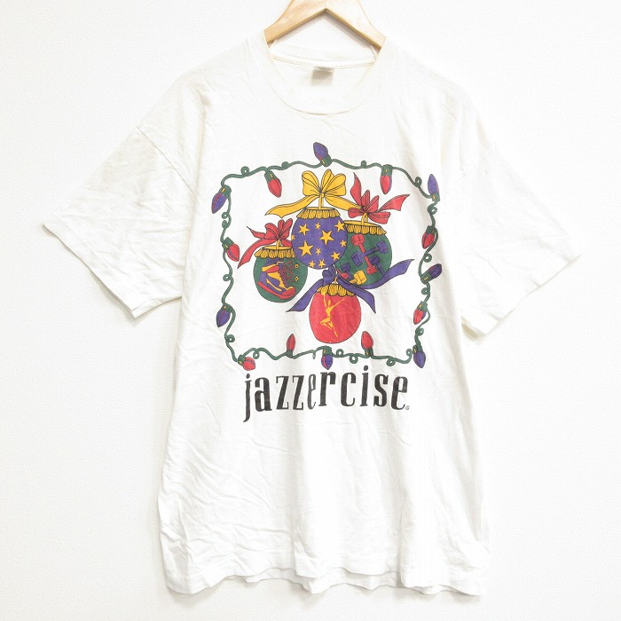 フルーツオブザルーム 90s 半袖Tシャツ jazzewcise ホワイト XL | 古着