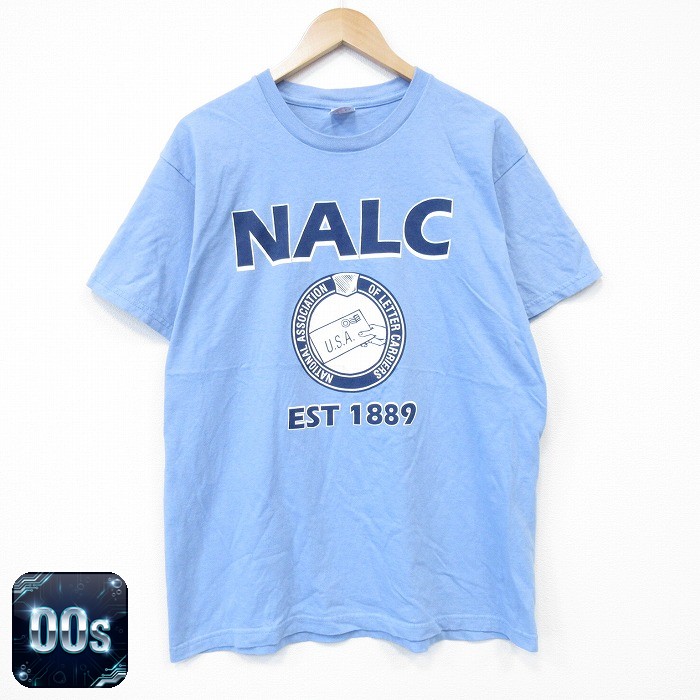 00s 半袖Tシャツ NALC ネイビー XL | 古着
