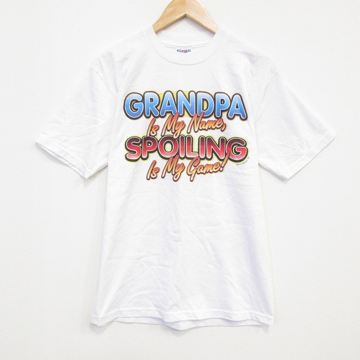 ジャージーズ 00s 半袖Tシャツ グランパ ホワイト M | 古着