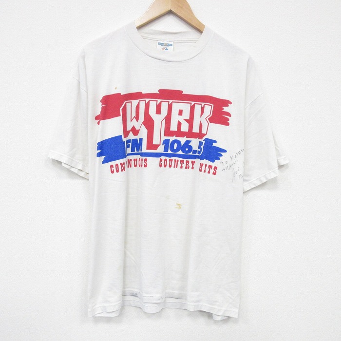 00s 半袖Tシャツ WYRK ホワイト XL | 古着