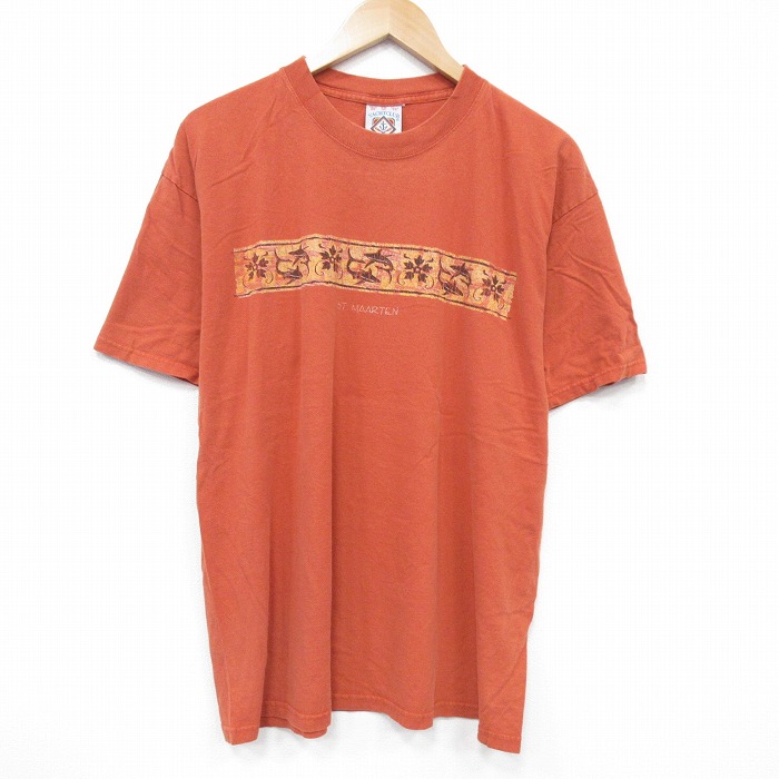 【50%OFF】00s 半袖Tシャツ サメ オレンジ XL | 古着