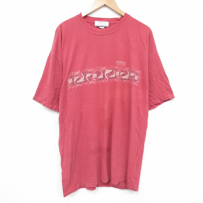00s 半袖Tシャツ アトランティス レッド XL | 古着