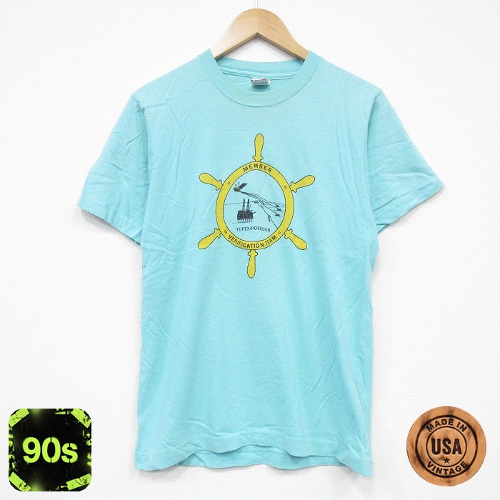 フルーツオブザルーム 90s 半袖Tシャツ TOPEX グリーン M | 古着