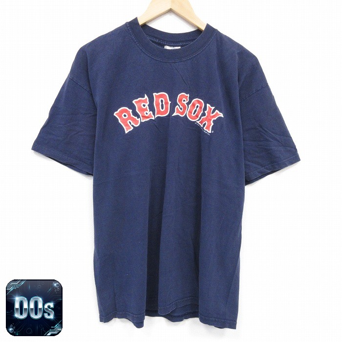 00s 半袖Tシャツ ボストンレッドソックス ネイビー XL | 古着