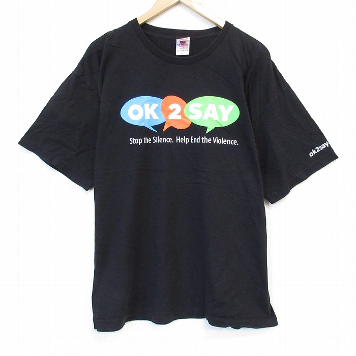 00s 半袖Tシャツ OK ブラック XL | 古着