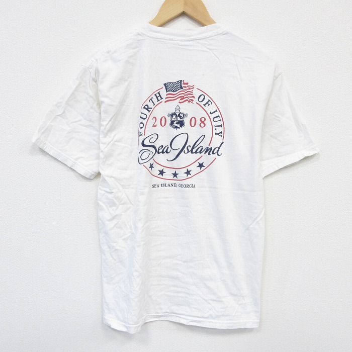 ヘインズ 00s 半袖Tシャツ シーアイランド ホワイト M | 古着