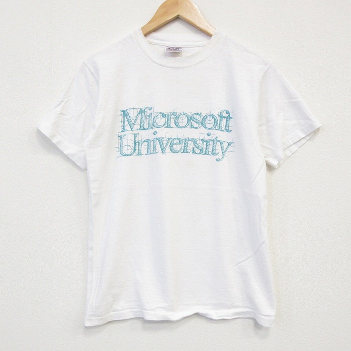 90s 半袖Tシャツ マイクロソフト ホワイト M | 古着