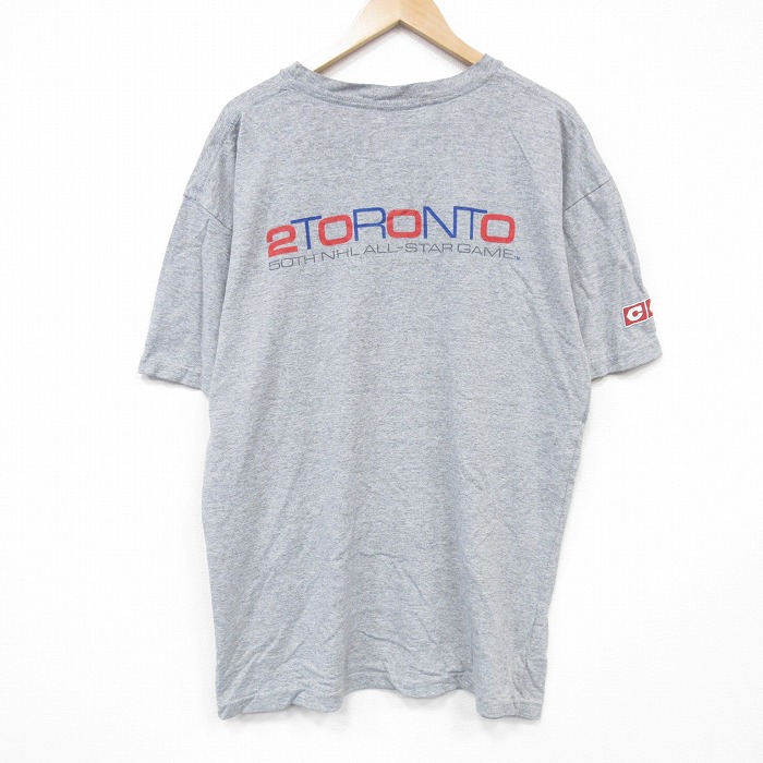 00s 半袖Tシャツ NHLトロント グレー XL | 古着