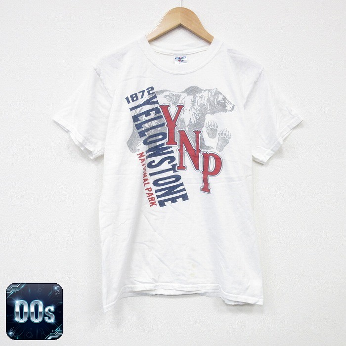 イエローストーン国立公園 00s 半袖Tシャツ ホワイト M | 古着