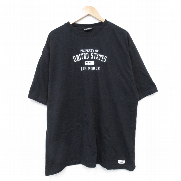 00s 半袖Tシャツ USエアフォース ブラック XL | 古着