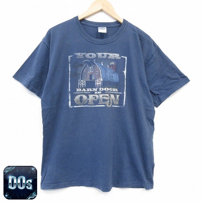 古着通販 L☆古着 半袖 ビンテージ Tシャツ メンズ コットン クルー