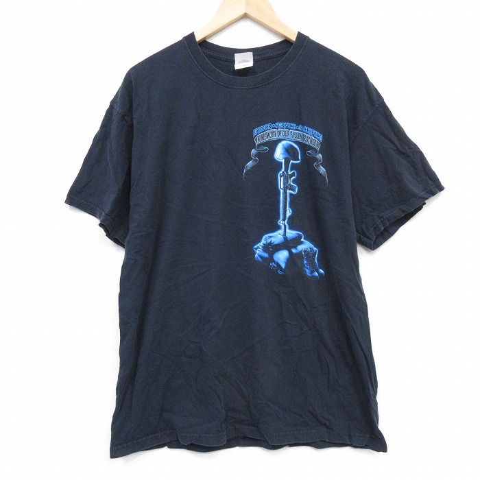 フルーツオブザルーム 00s 半袖Tシャツ 兵士 ブラック XL | 古着