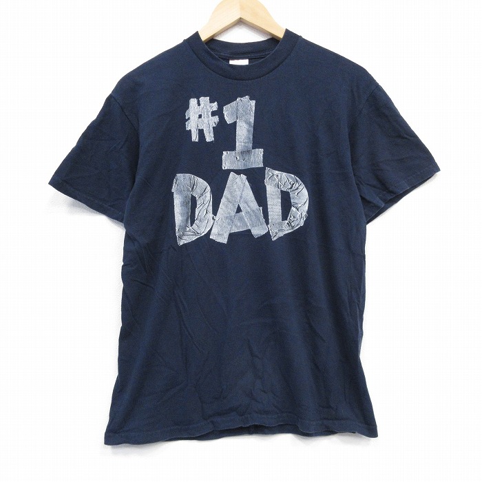 00s 半袖Tシャツ DAD ネイビー M | 古着