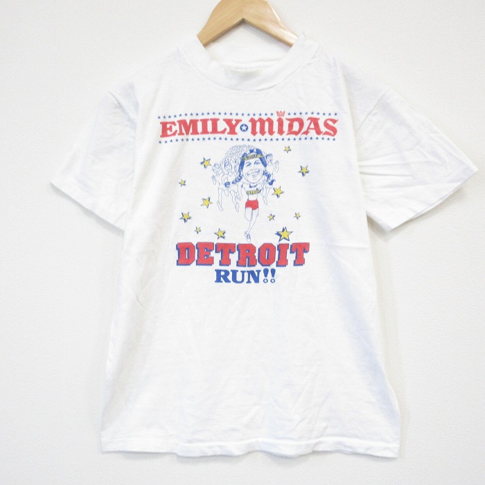 【50%OFF】ヘインズ 80s 半袖Tシャツ デトロイト ホワイト M | 古着