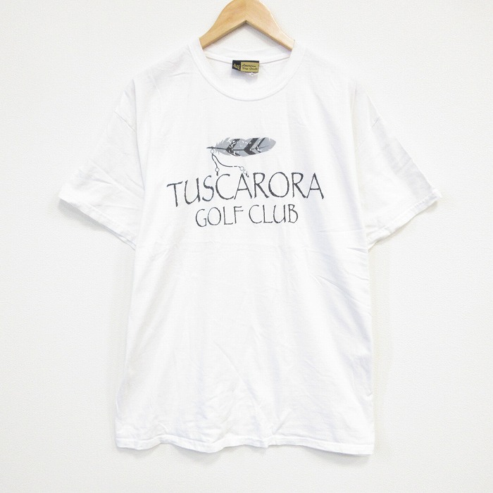00s 半袖Tシャツ ゴルフクラブ ホワイト XL | 古着