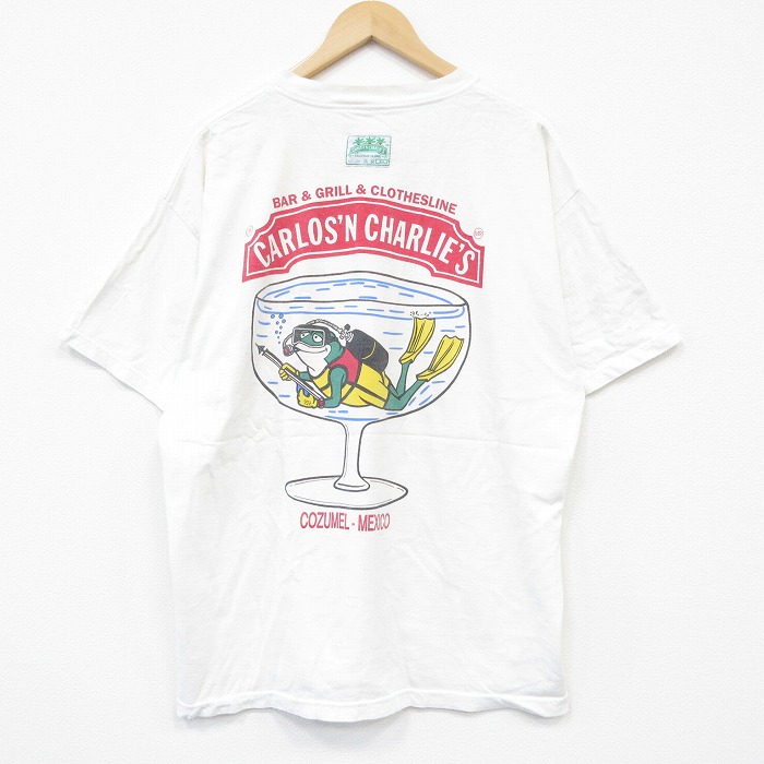 00s 半袖Tシャツ カエル ホワイト XL | 古着